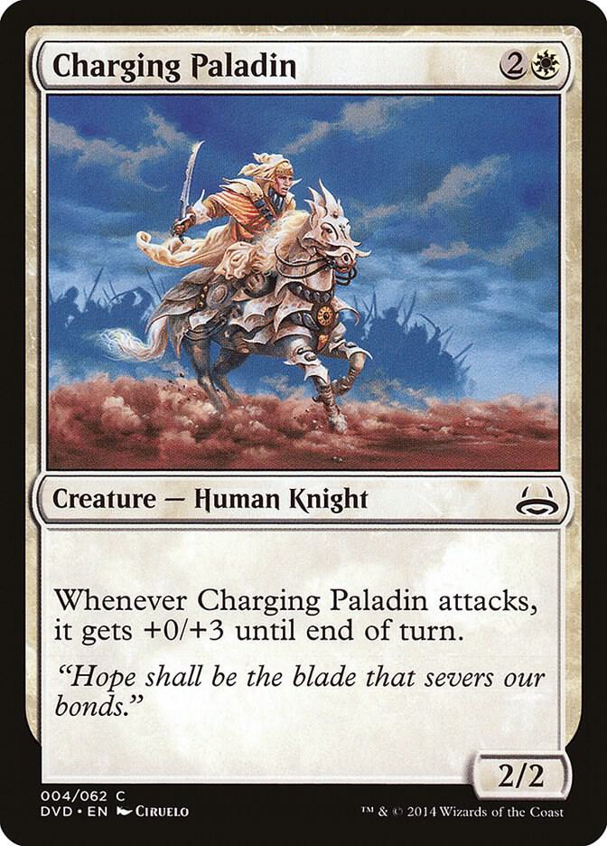 Charging Paladin 4 card from Duel Decks: Anthology