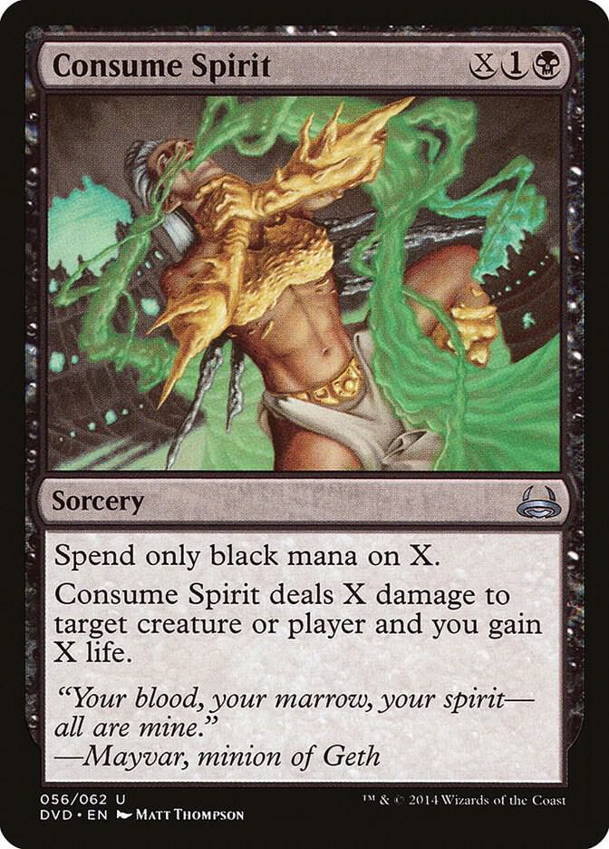 Consume Spirit 56 card from Duel Decks: Anthology