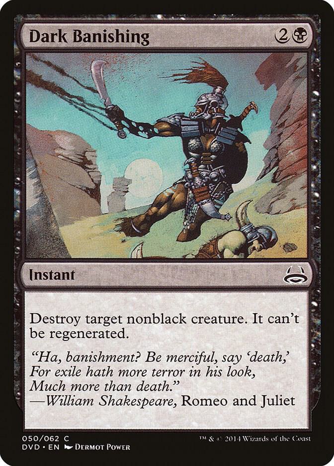 Dark Banishing 50 card from Duel Decks: Anthology