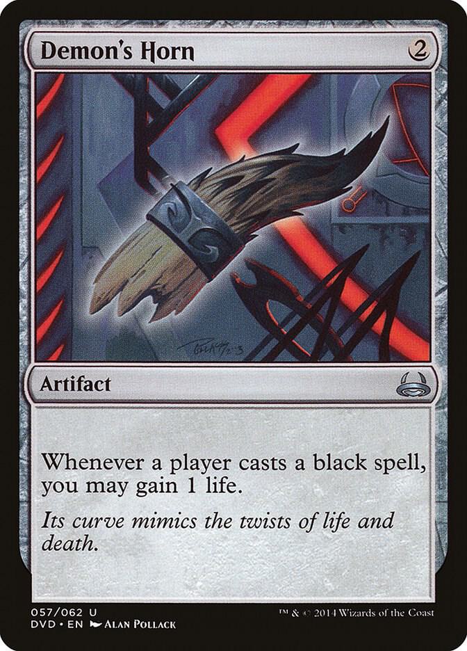 Demon's Horn 57 card from Duel Decks: Anthology