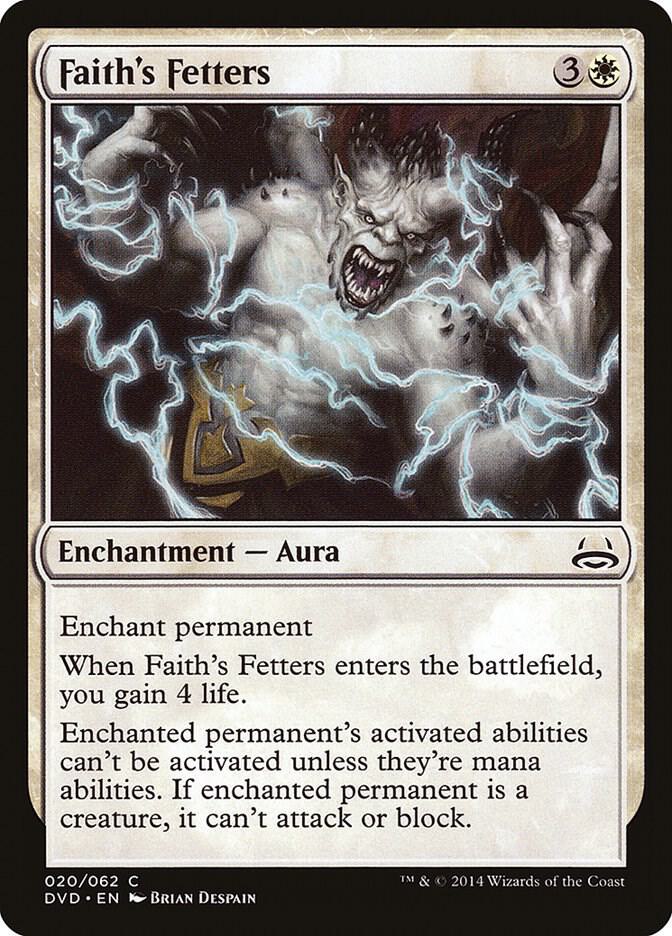 Faith's Fetters 20 card from Duel Decks: Anthology