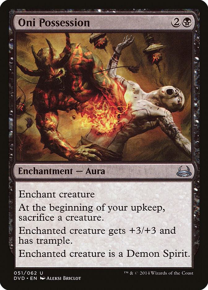 Oni Possession 51 card from Duel Decks: Anthology