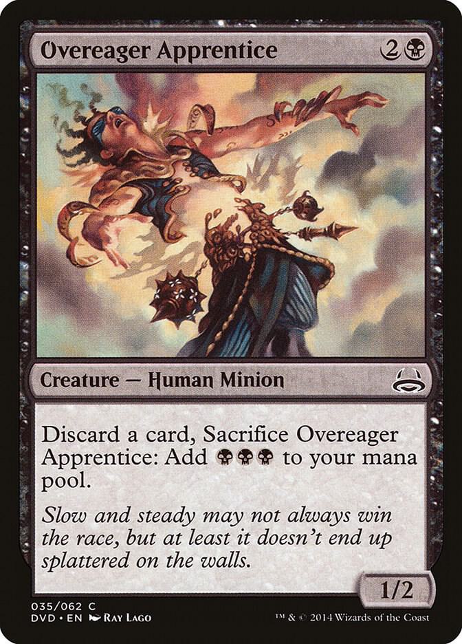 Overeager Apprentice 35 card from Duel Decks: Anthology