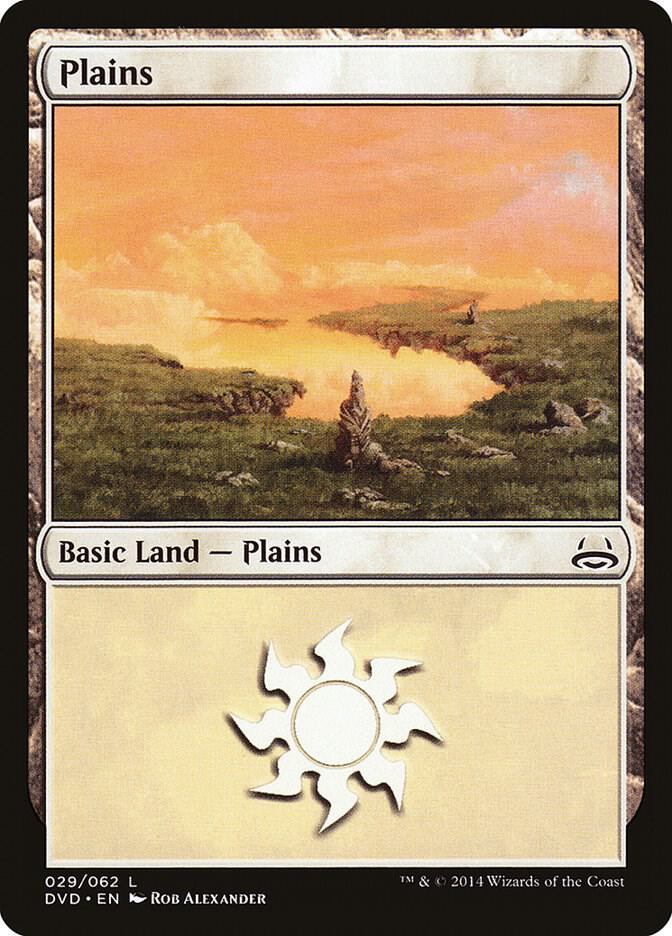 Plains 29 card from Duel Decks: Anthology