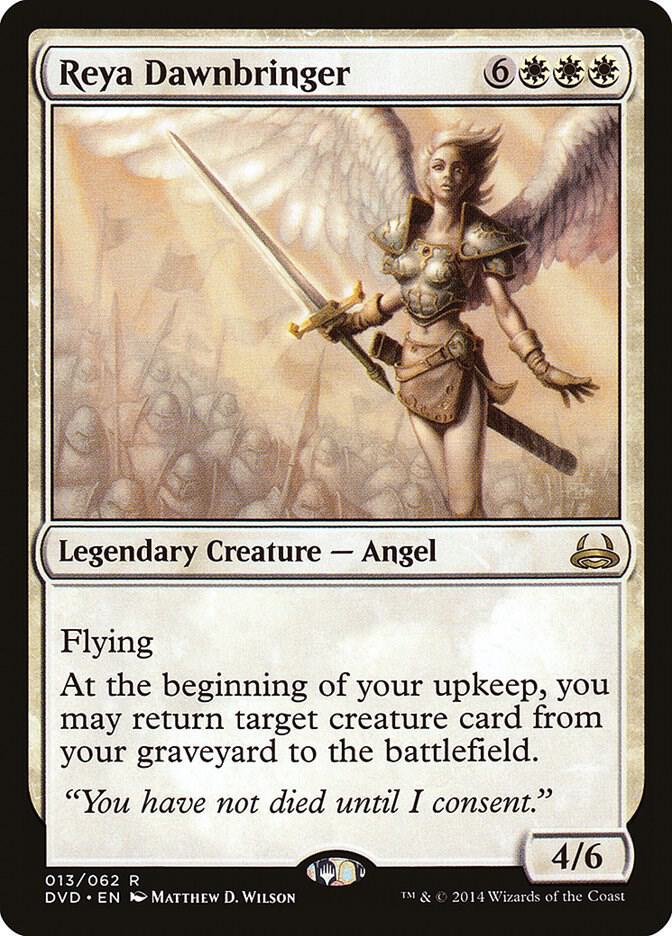 Reya Dawnbringer 13 card from Duel Decks: Anthology