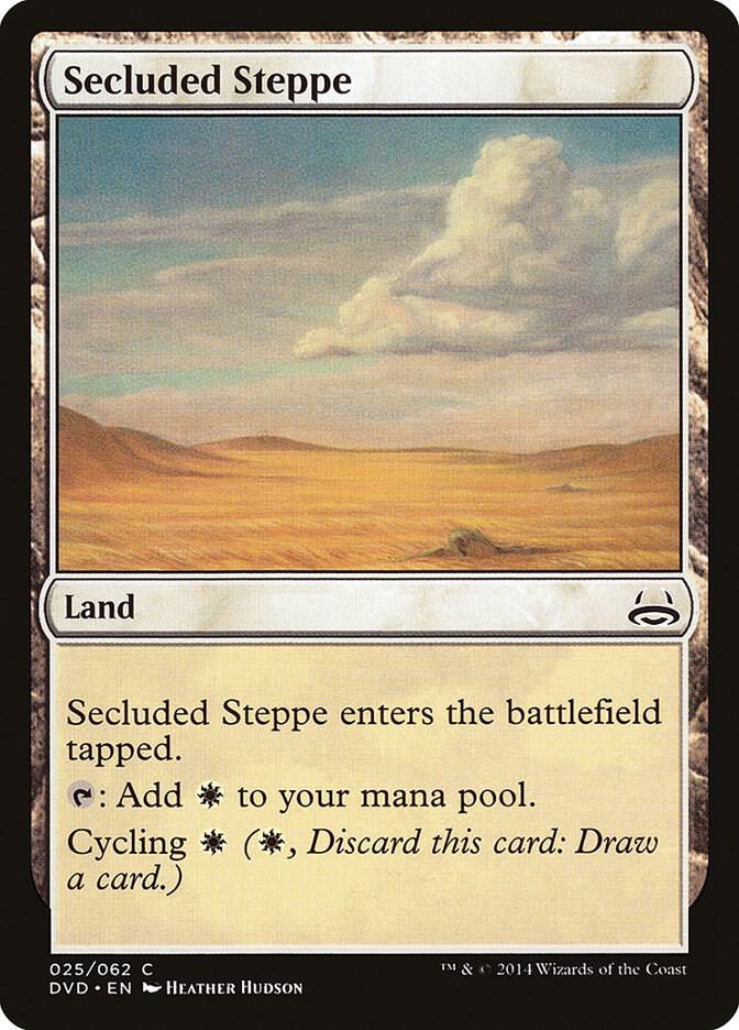 Secluded Steppe 25 card from Duel Decks: Anthology