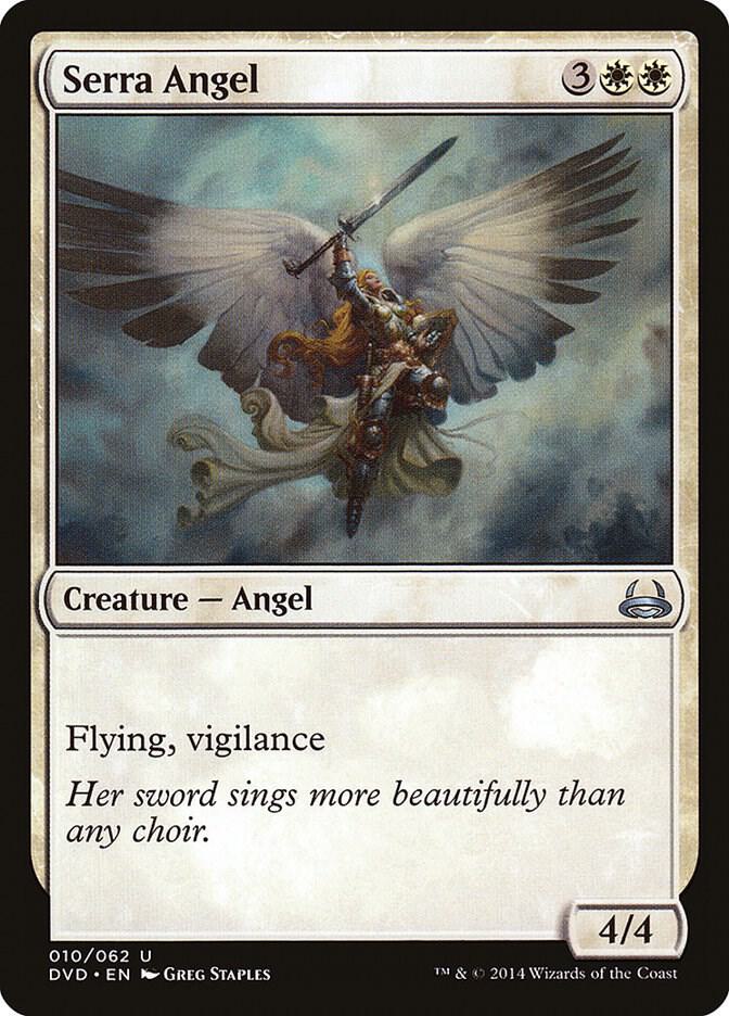 Serra Angel 10 card from Duel Decks: Anthology
