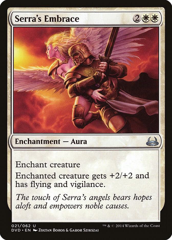 Serra's Embrace 21 card from Duel Decks: Anthology