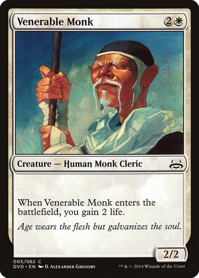 Venerable Monk 5 card from Duel Decks: Anthology