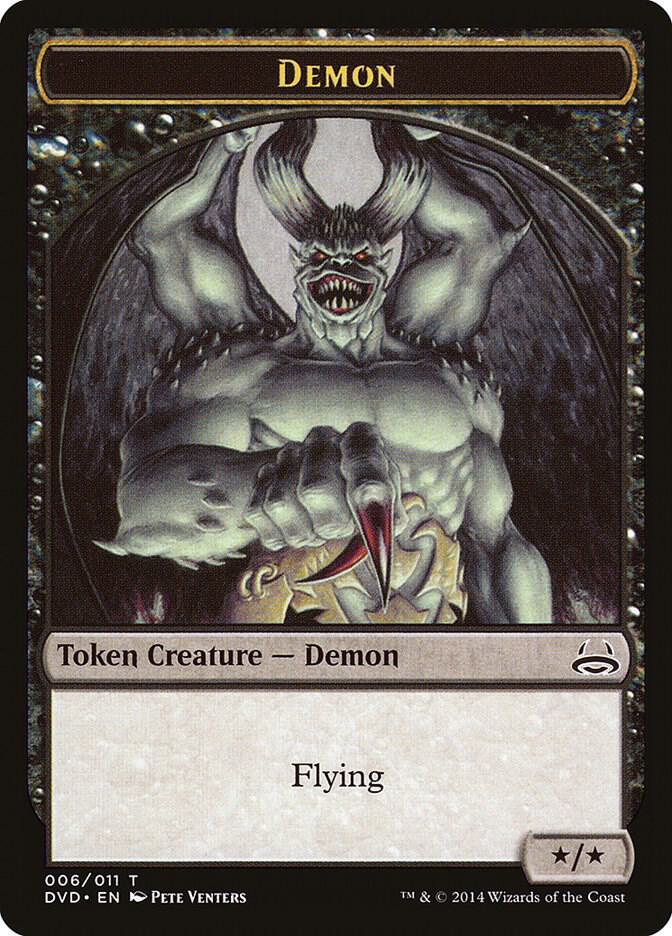 Demon Token 6 card from Duel Decks: Anthology