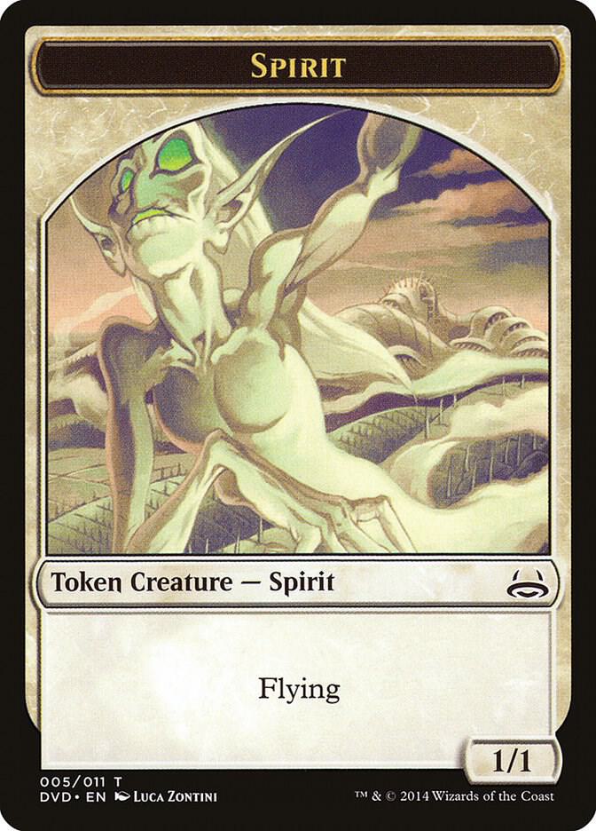 Spirit Token 5 card from Duel Decks: Anthology