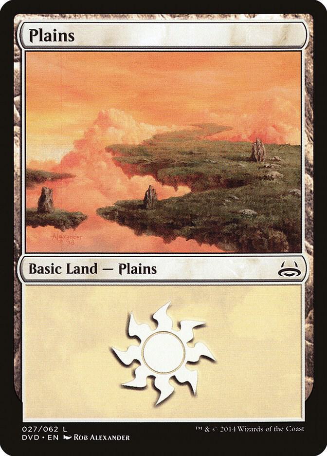 Plains 27 card from Duel Decks: Anthology