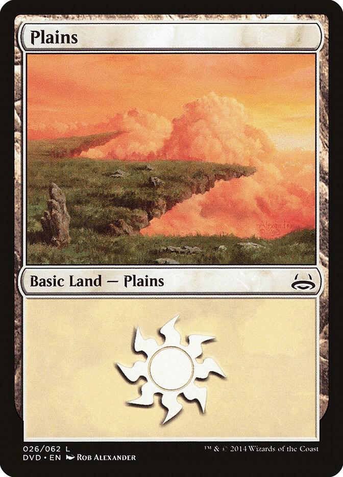 Plains 26 card from Duel Decks: Anthology