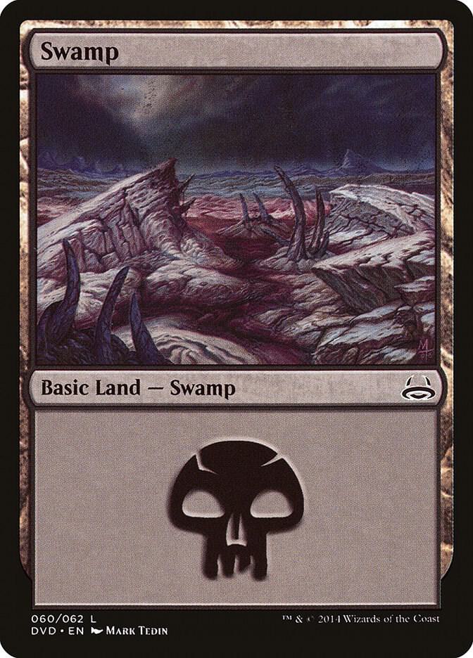 Swamp (DVD) 60 card from Duel Decks: Anthology