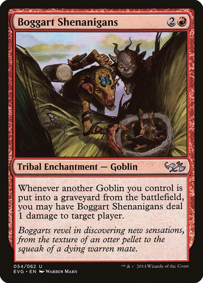 Boggart Shenanigans 54 card from Duel Decks: Anthology