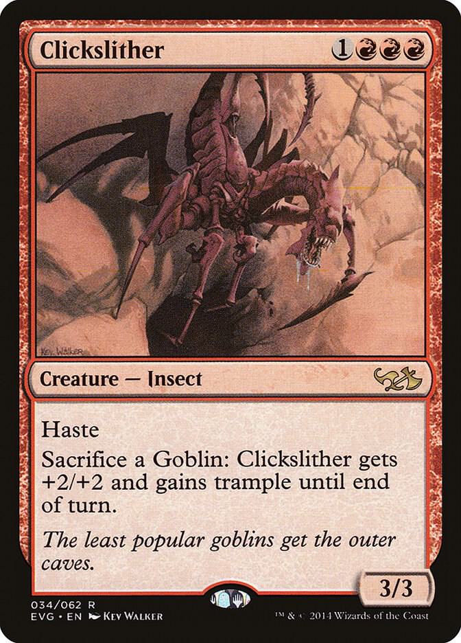 Clickslither 34 card from Duel Decks: Anthology