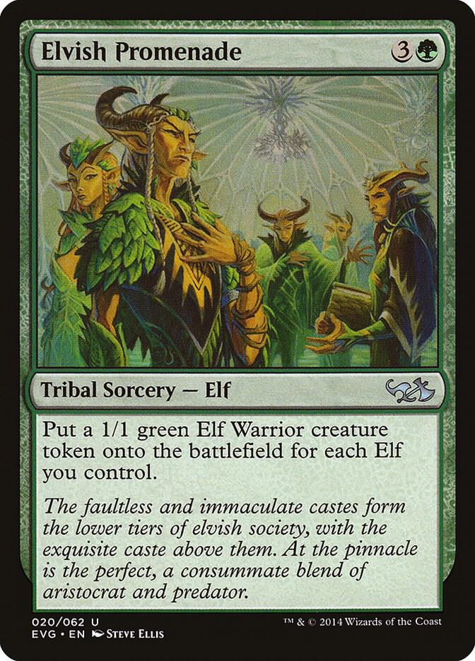 Elvish Promenade 20 card from Duel Decks: Anthology