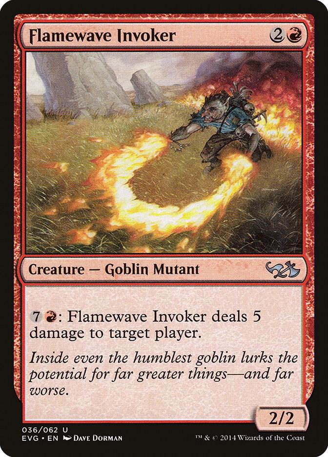 Flamewave Invoker (EVG) 36 card from Duel Decks: Anthology