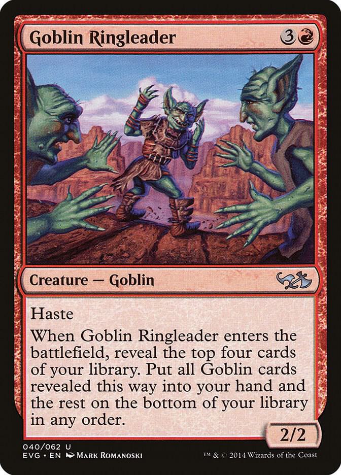 Goblin Ringleader 40 card from Duel Decks: Anthology