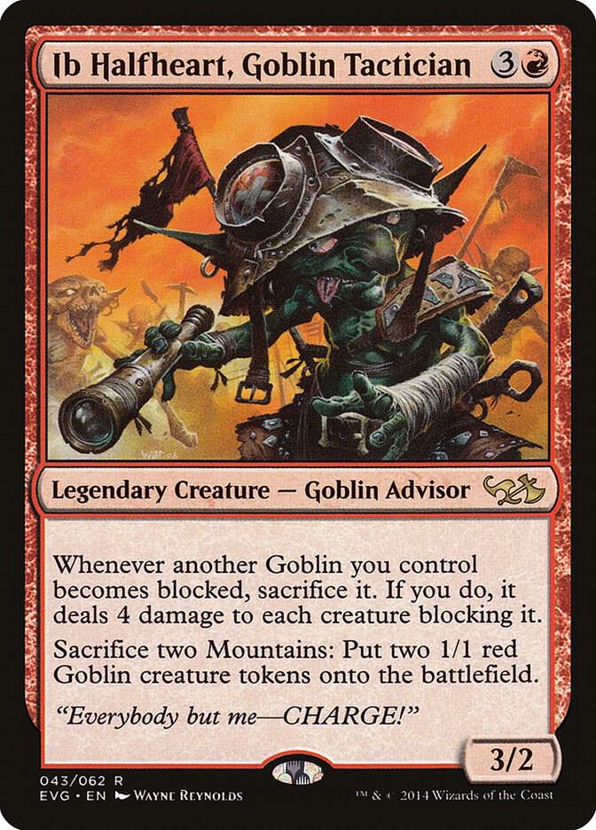 Ib Halfheart, Goblin Tactician 43 card from Duel Decks: Anthology