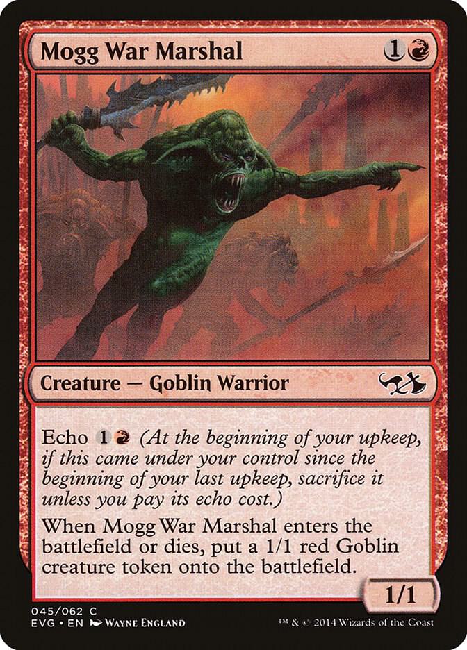 Mogg War Marshal 45 card from Duel Decks: Anthology