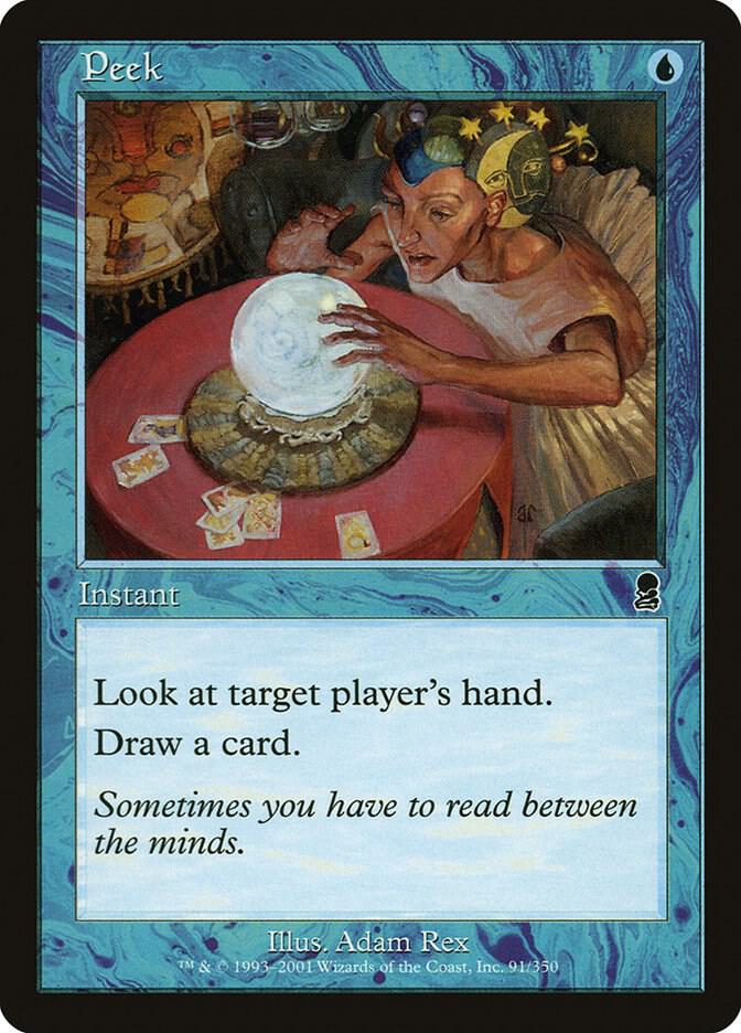Peek 91 card from Odyssey