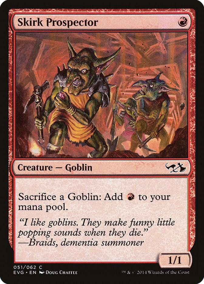Skirk Prospector 51 card from Duel Decks: Anthology