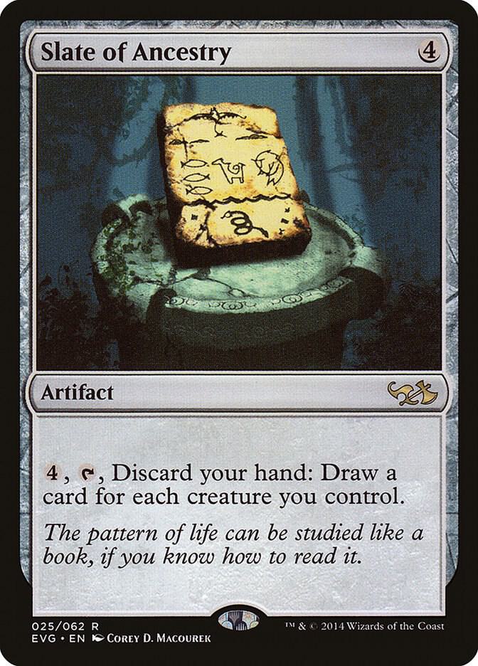 Slate of Ancestry 25 card from Duel Decks: Anthology
