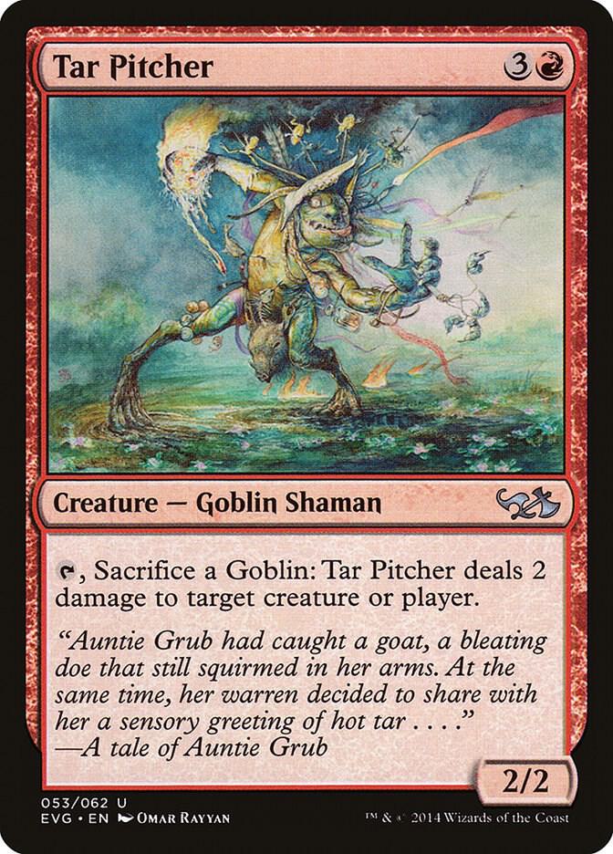 Tar Pitcher 53 card from Duel Decks: Anthology