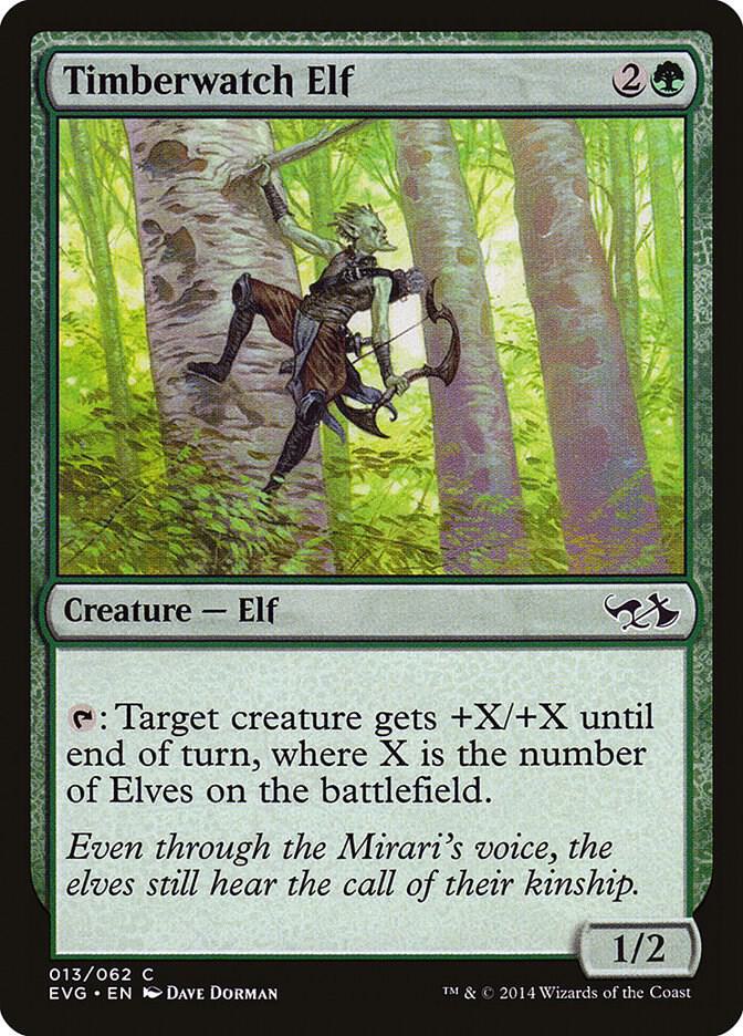 Timberwatch Elf 13 card from Duel Decks: Anthology