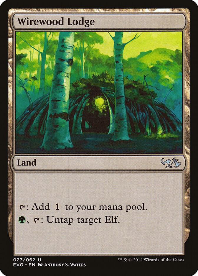 Wirewood Lodge 27 card from Duel Decks: Anthology