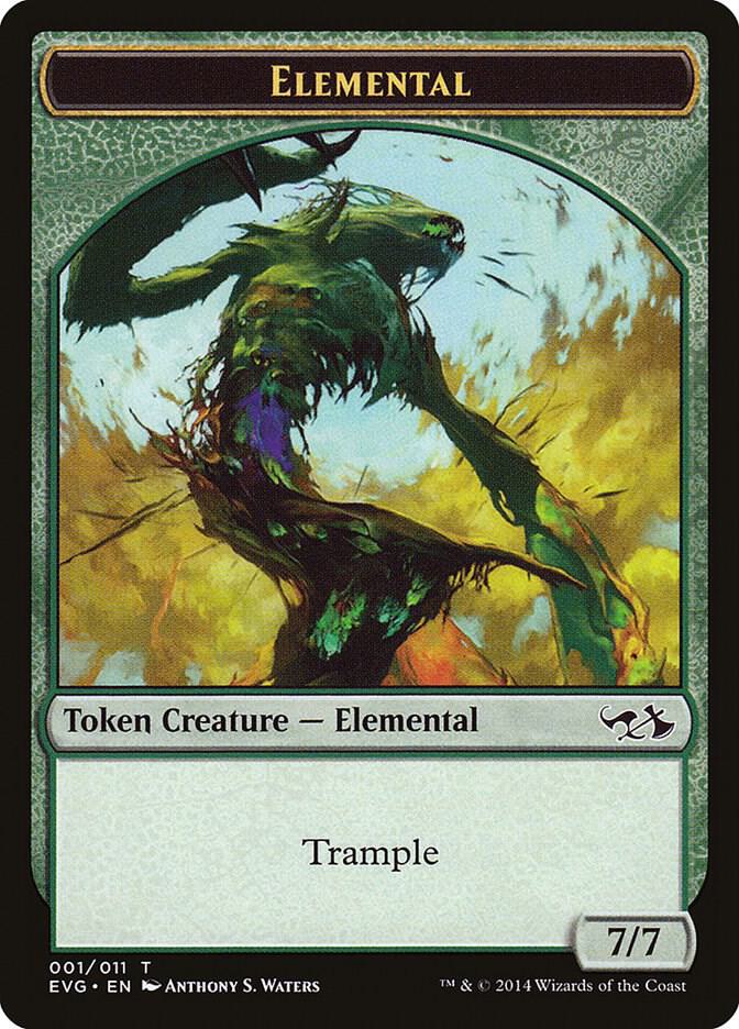 Elemental Token 1 card from Duel Decks: Anthology