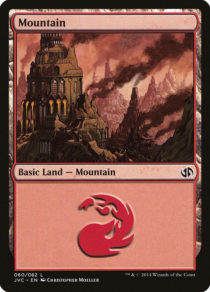 Mountain (JVC) 60 card from Duel Decks: Anthology