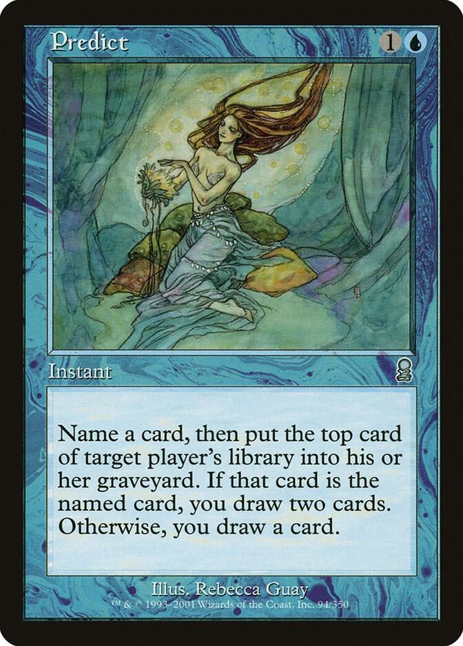 Predict 94 card from Odyssey