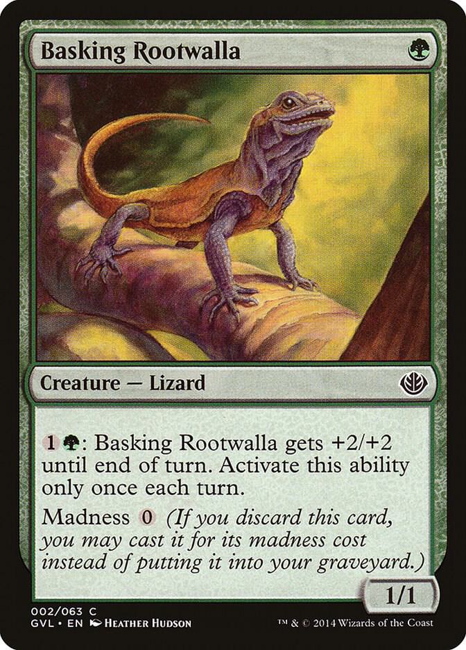Basking Rootwalla 2 card from Duel Decks: Anthology