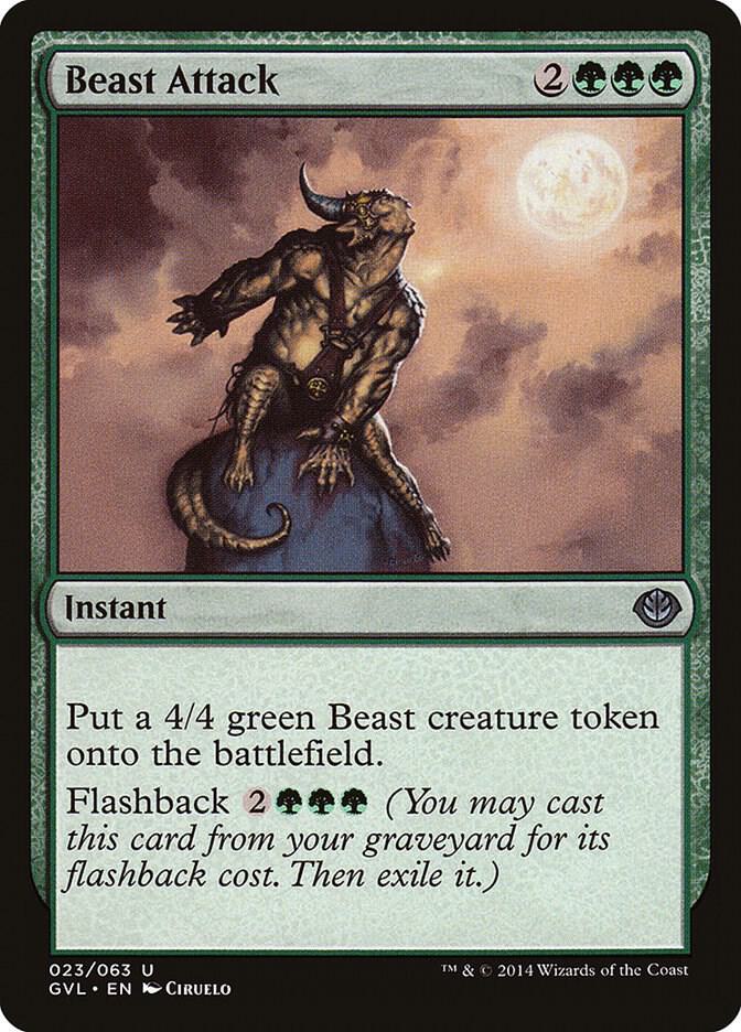 Beast Attack 23 card from Duel Decks: Anthology