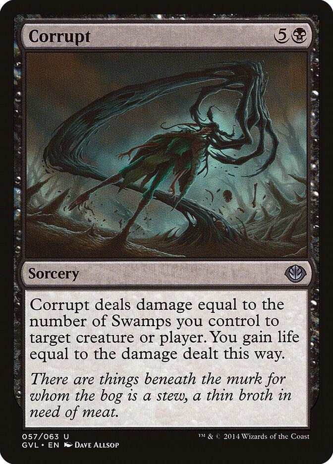 Corrupt (GVL) 57 card from Duel Decks: Anthology