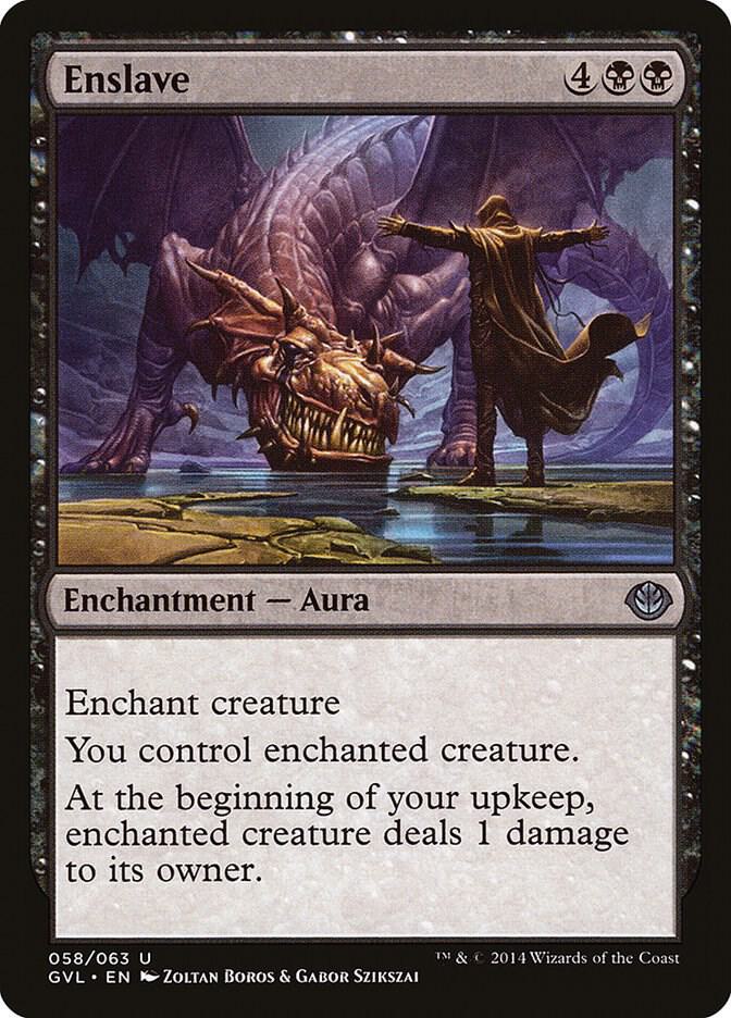 Enslave 58 card from Duel Decks: Anthology