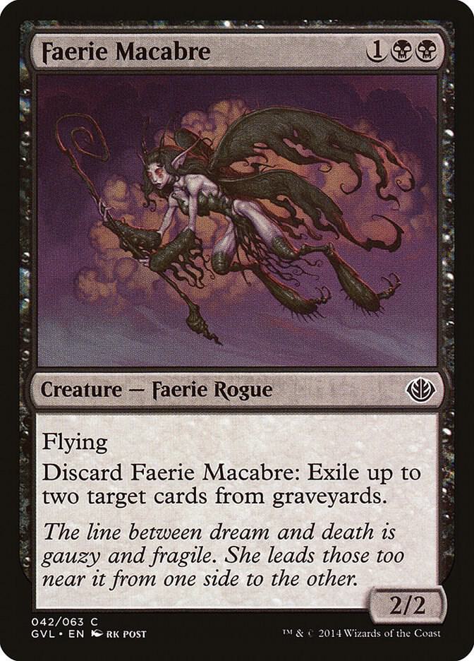 Faerie Macabre 42 card from Duel Decks: Anthology