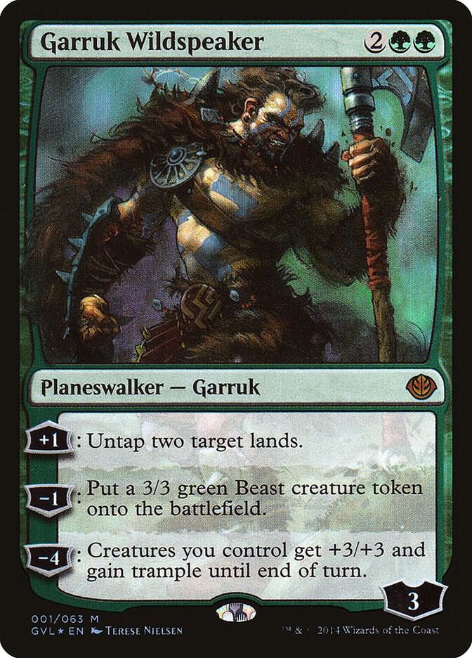 Garruk Wildspeaker 1 card from Duel Decks: Anthology