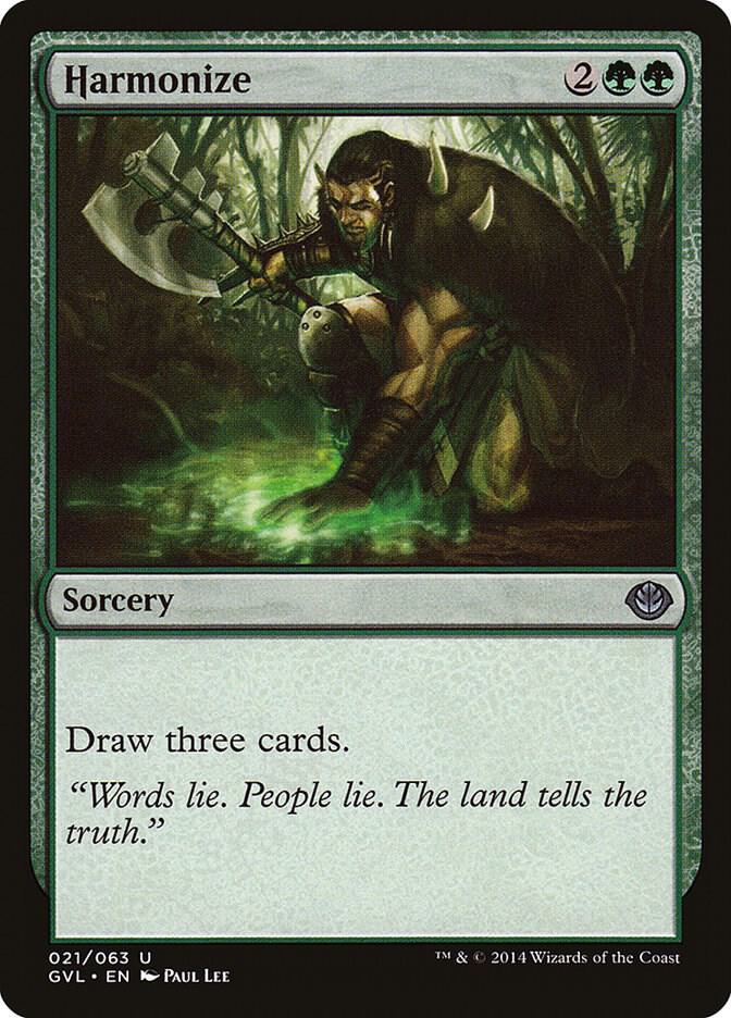 Harmonize (GVL) 21 card from Duel Decks: Anthology