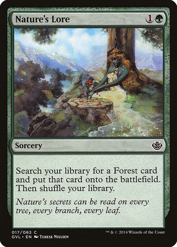 Nature's Lore 17 card from Duel Decks: Anthology