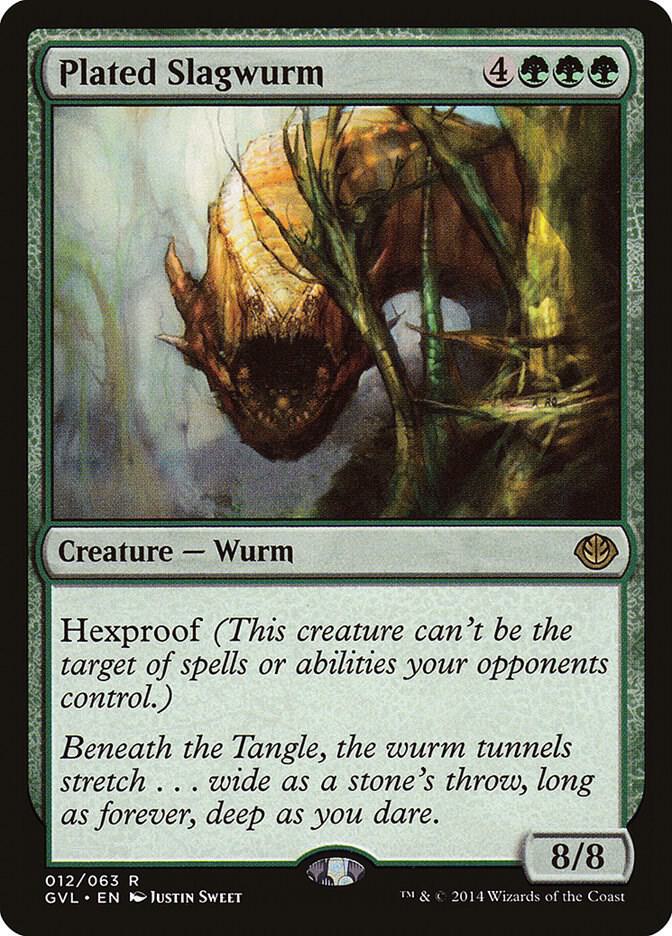 Plated Slagwurm 12 card from Duel Decks: Anthology