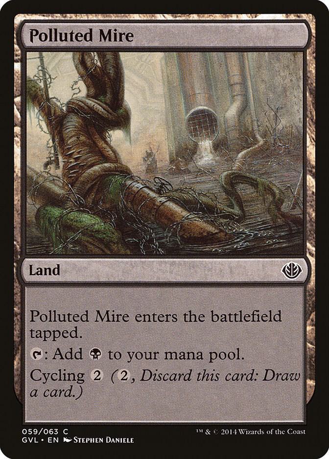 Polluted Mire 59 card from Duel Decks: Anthology