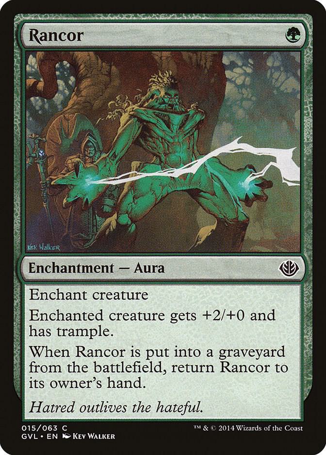 Rancor 15 card from Duel Decks: Anthology