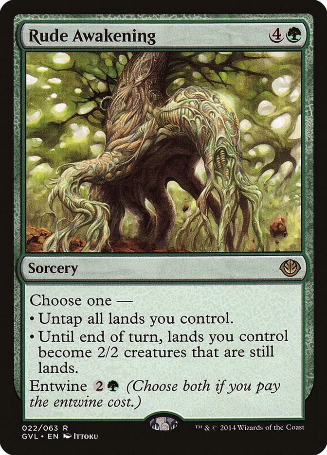 Rude Awakening 22 card from Duel Decks: Anthology