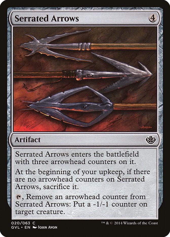 Serrated Arrows 20 card from Duel Decks: Anthology
