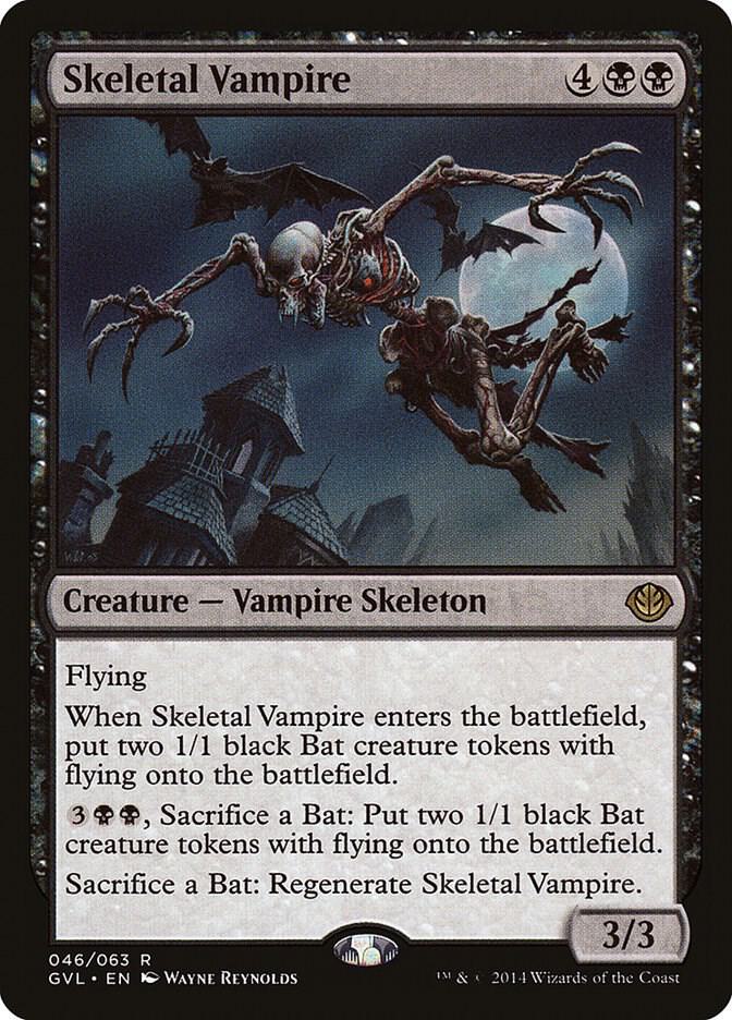 Skeletal Vampire 46 card from Duel Decks: Anthology