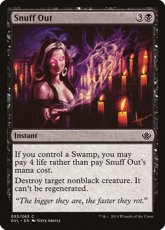 Snuff Out 53 card from Duel Decks: Anthology