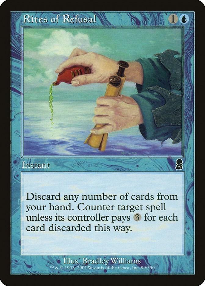 Rites of Refusal 99 card from Odyssey